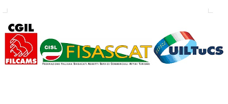 loghi filcams, fisascat, uiltucs